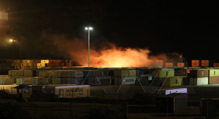 طيران إسرائيلي يقصف مرفأ اللاذقية السوري